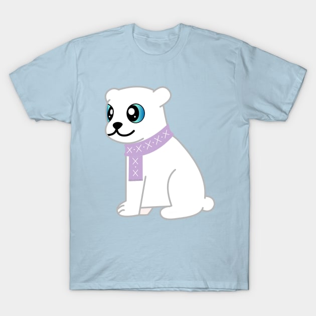 Cute Polar Bear T-Shirt by SolarCrush